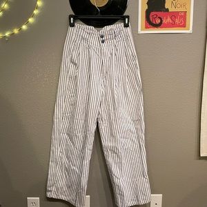 Urban Outfitters High Waisted Stripped Pants - Balloon Pants Style : Size 0